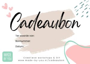 Cadeaubon Made by You Workshops